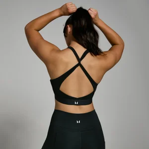 MP Women's Power Cross Back Sports Bra - Black - Size S