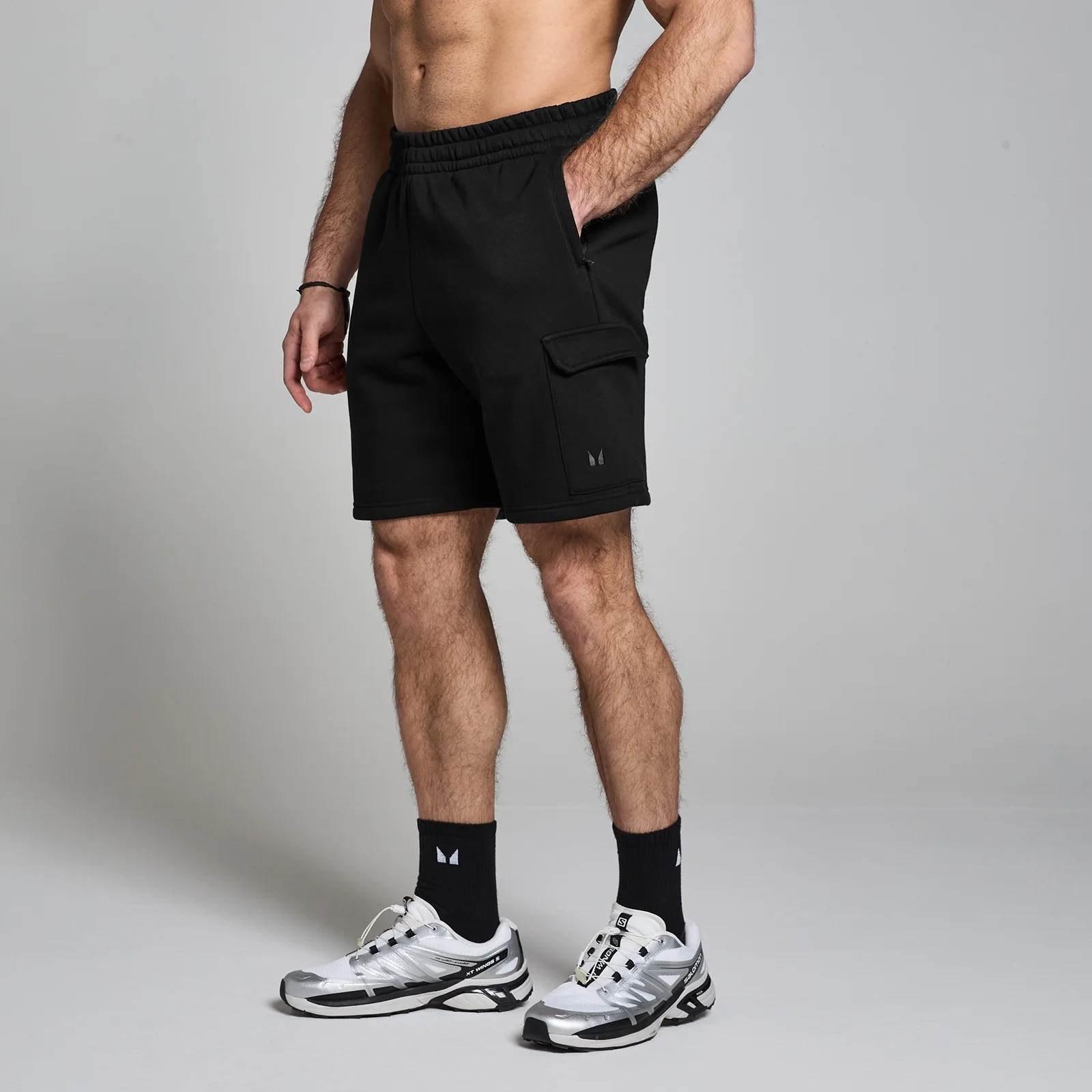 MP Men's Cargo Sweatshorts - Black - XL Image 1