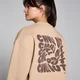 MP Women's Tempo Oversized Chill Out Graphic Sweatshirt - Cream