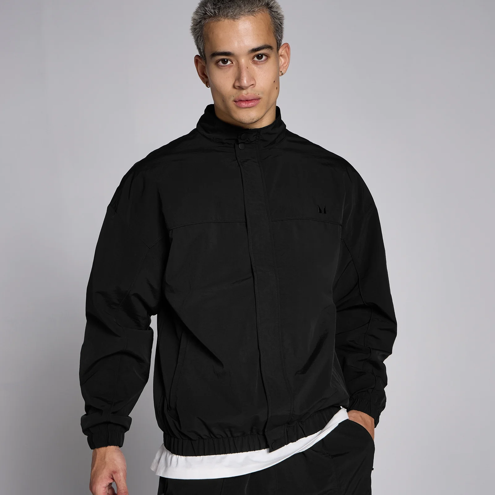 MP Men's Lifestyle Track Jacket - Black - XS Image 1