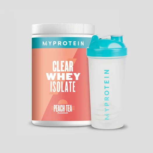 Clear Protein Bundle - Shaker - Peach Tea
