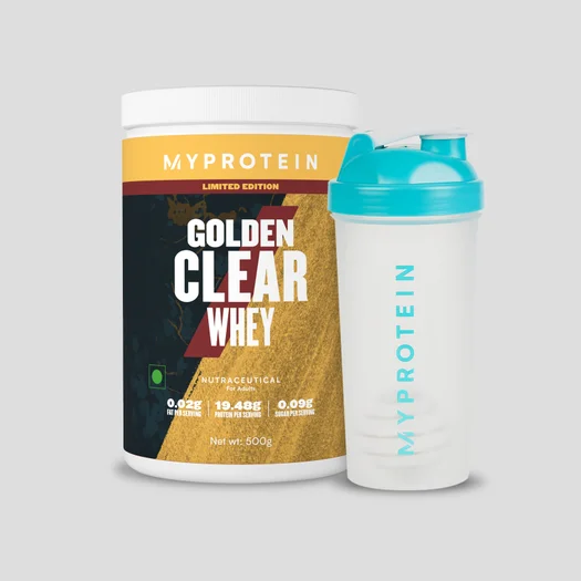 Clear Protein Bundle - Shaker - Gold