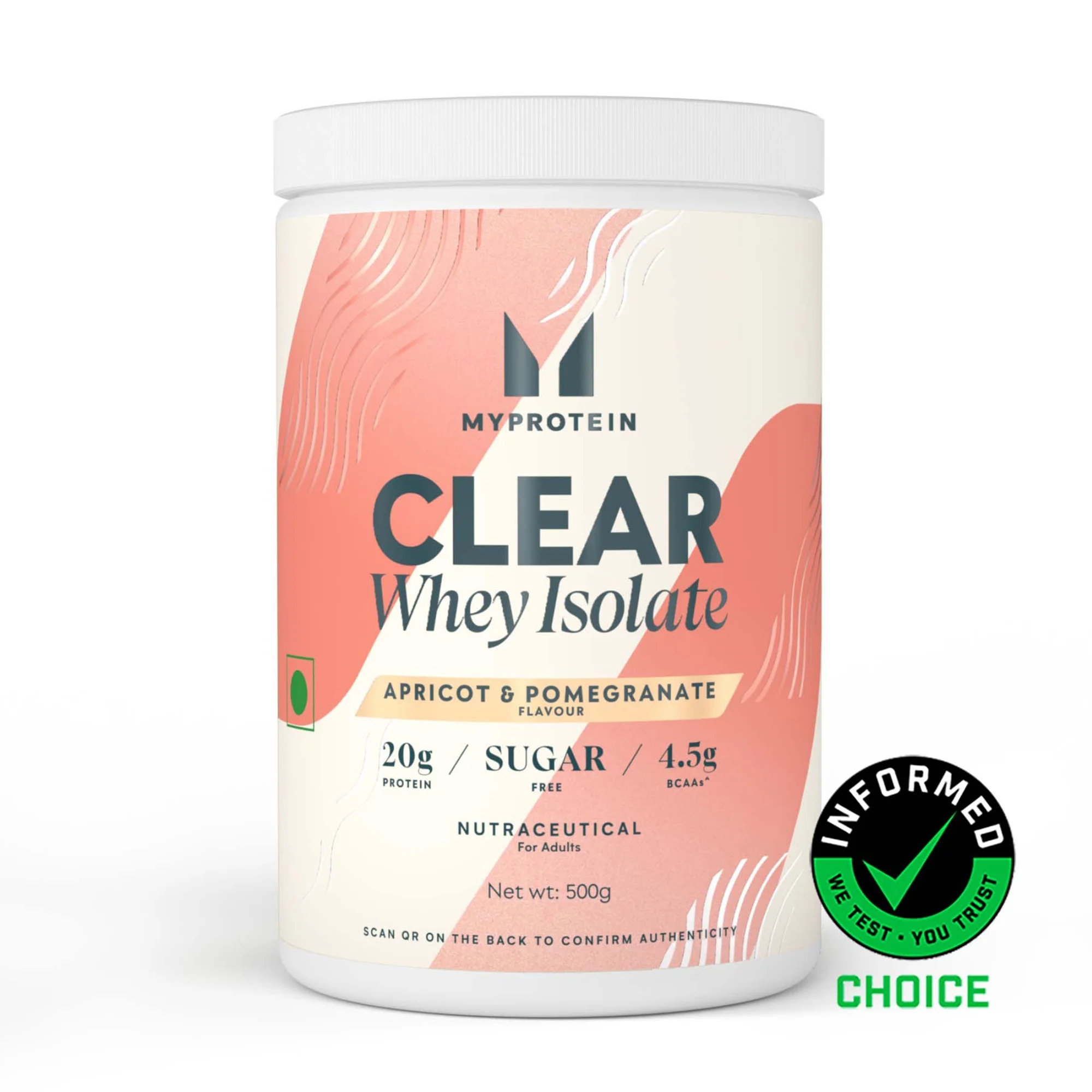 Clear Whey Isolate - 500g - Apricot & Pomegranate Image 1