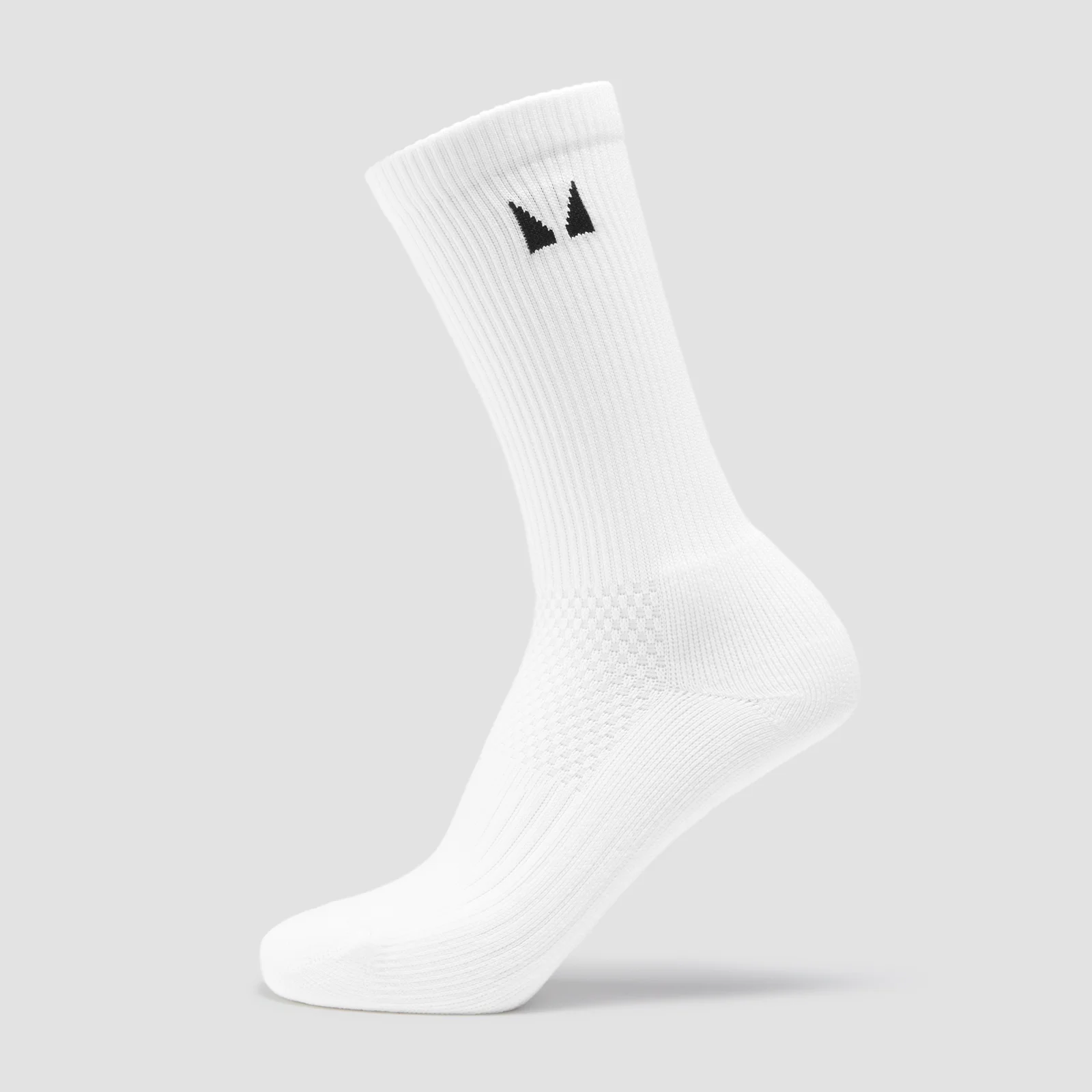 MP Running Socks - White - UK 9-11 Image 1
