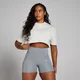 MP Women's Origin Super Crop Graphic T-Shirt - Grey Marl