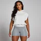 MP Women's Origin Cropped Sleeveless Hoodie - Grey Marl