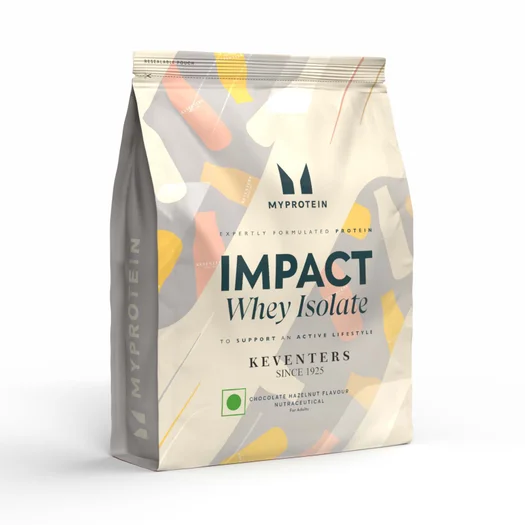 Impact Whey Isolate - 1kg - Keventers Chocolate Hazelnut