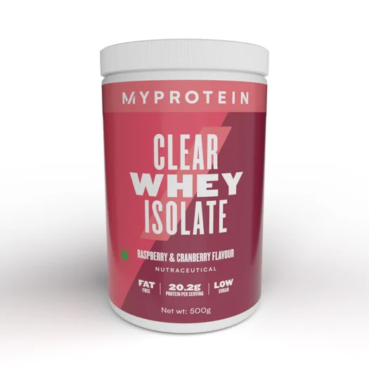Clear Whey Isolate - 1kg - 2x500g - Raspberry Cranberry