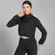 MP Women's Velocity Slim Fit Cropped Windbreaker - Black