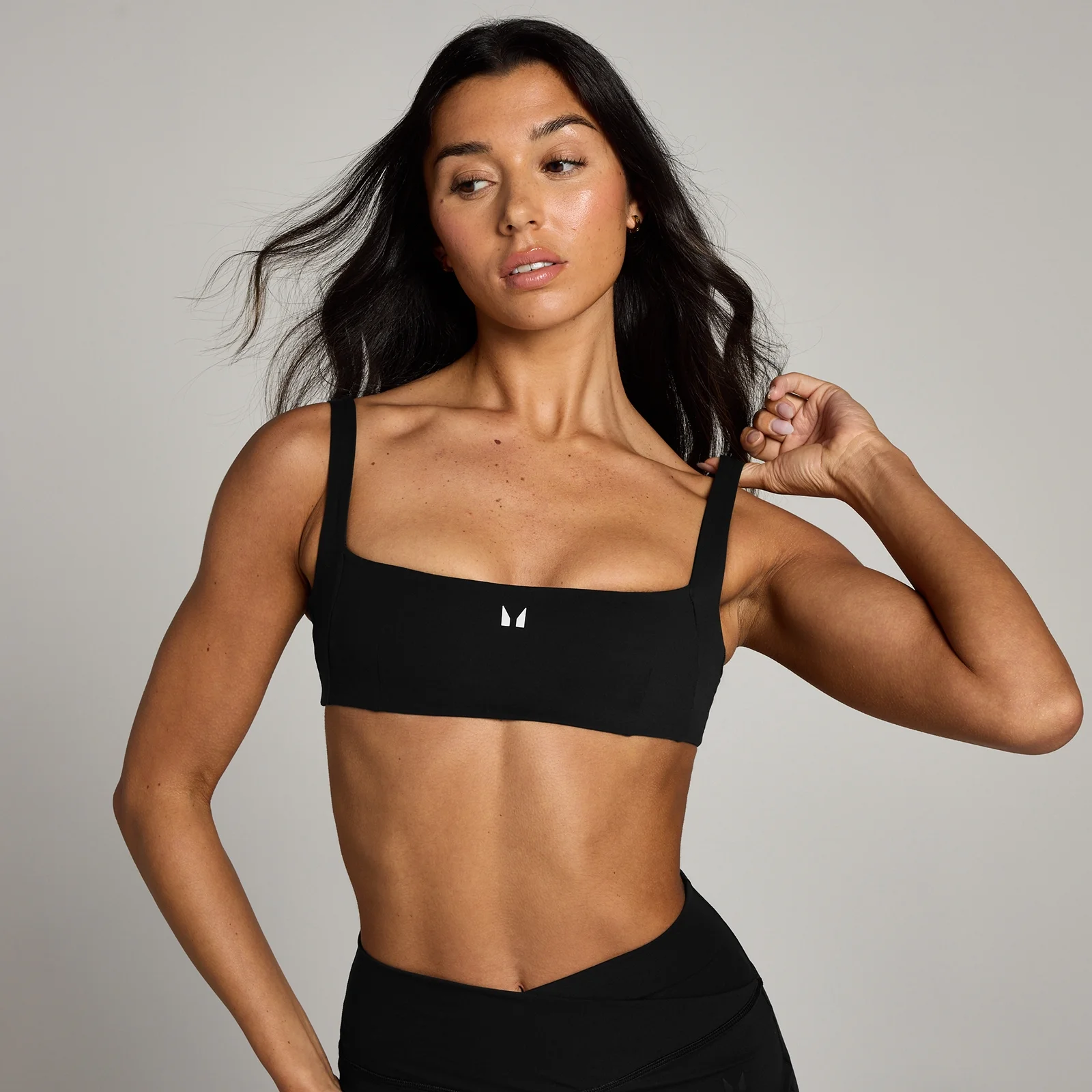 MP Women's Studio Open Back Sports Bra - Black - XS Image 1