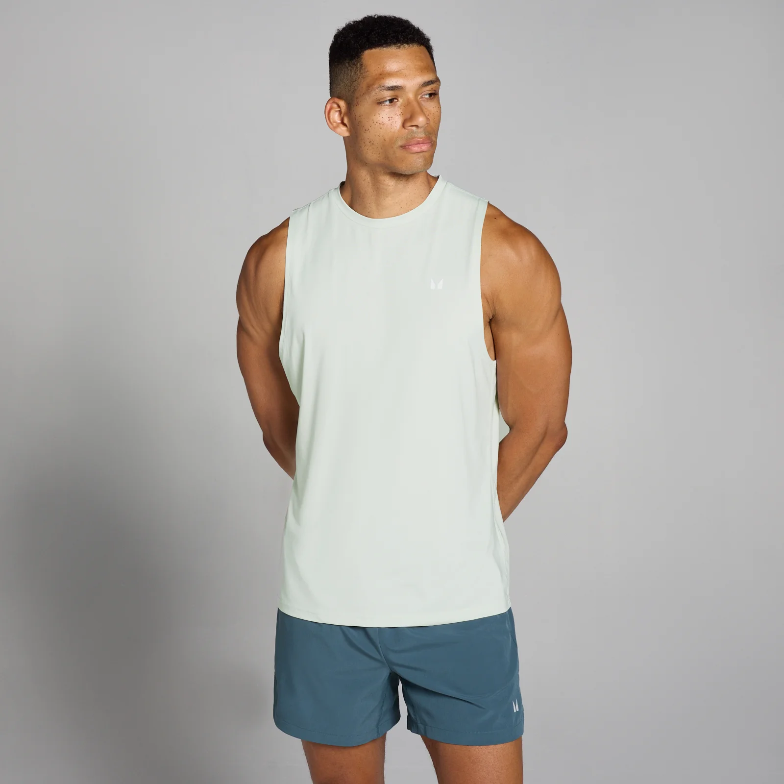MP Mens Training Tank - Misty Green - XL Image 1
