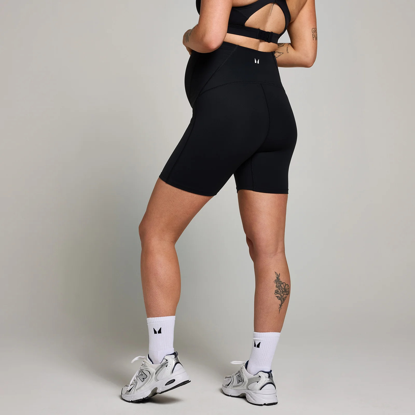 MP Women's Maternity Over the Bump Cycling Shorts - Black - XXL Image 2