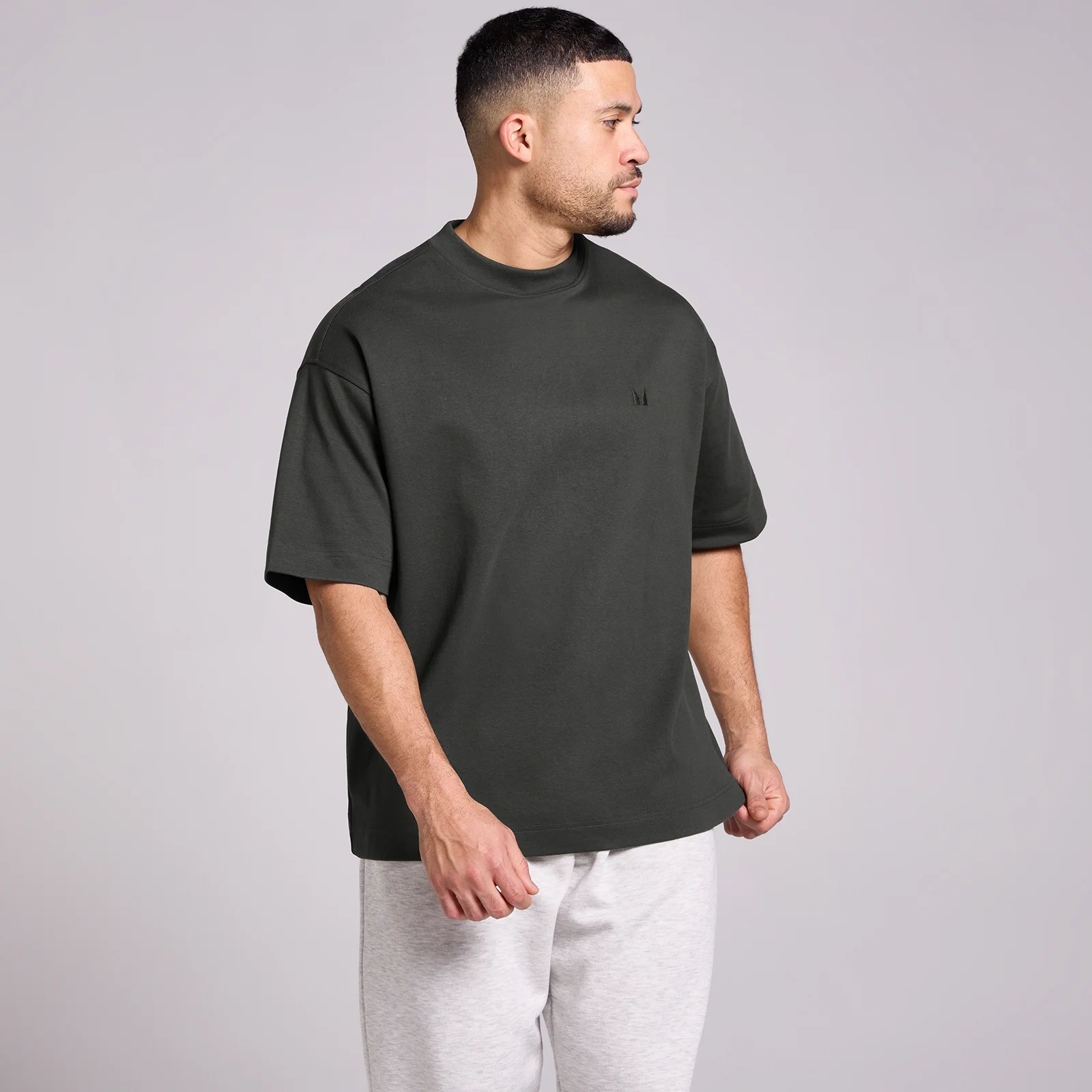 MP Men's Oversized Cotton T-Shirt - Washed Black - XS Image 1