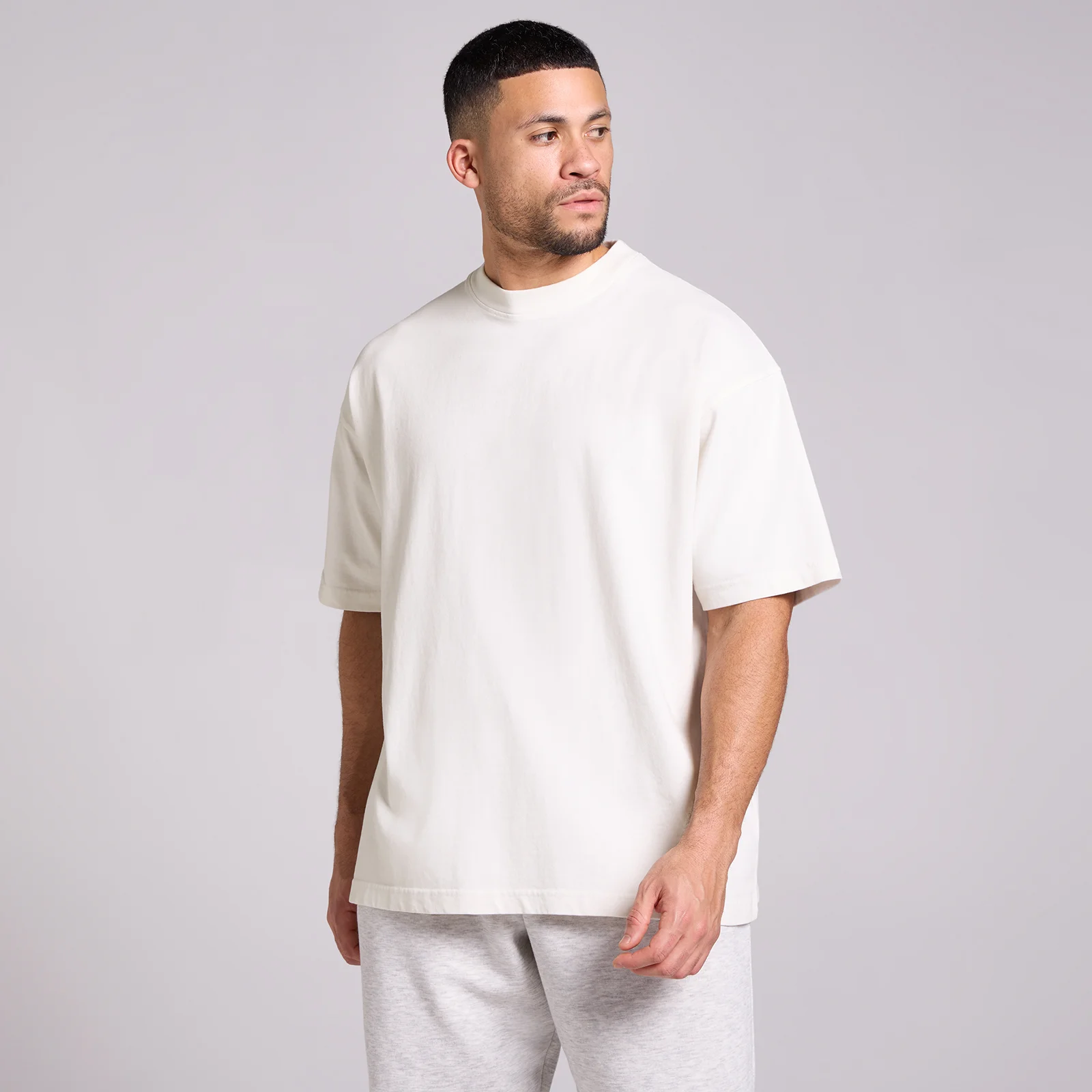 MP Men's Washed Oversized Cotton T-Shirt - Vintage White - XL Image 1