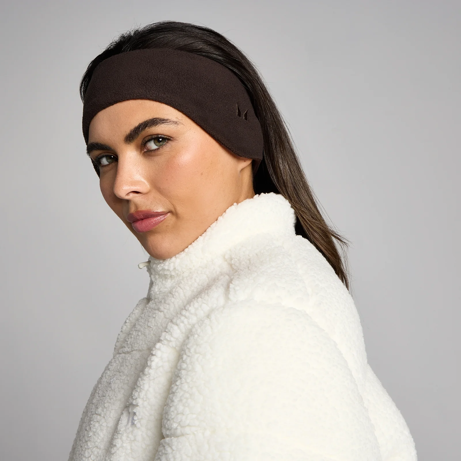 MP Fleece Ear Warmers - Cocoa Image 1